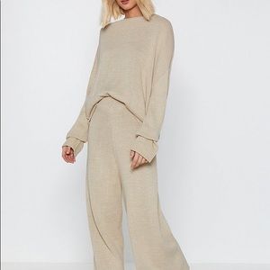 Nasty Gal You've Met Your Match Knit Lounge Set